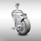 Service Caster 4 Inch SS Gray Polyurethane Wheel Swivel 1/2 Inch Threaded Stem Caster with Brake SCC-SSTS20S414-PPUB-TLB-121315 - alternate 1